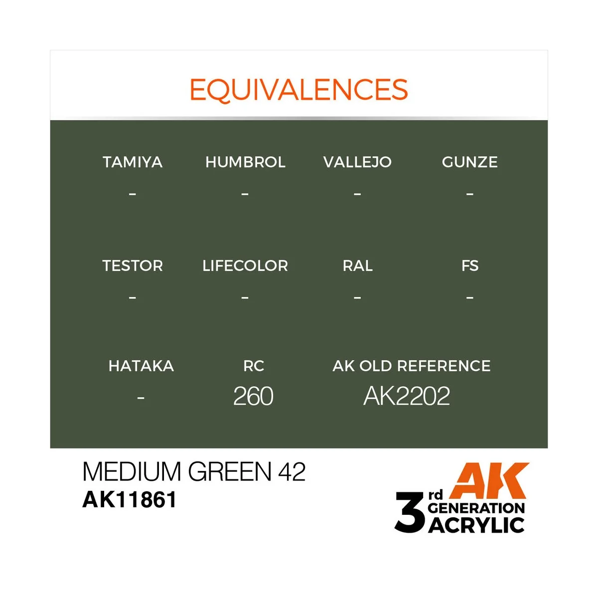 Medium Green 42 - AK Interactive AK11861