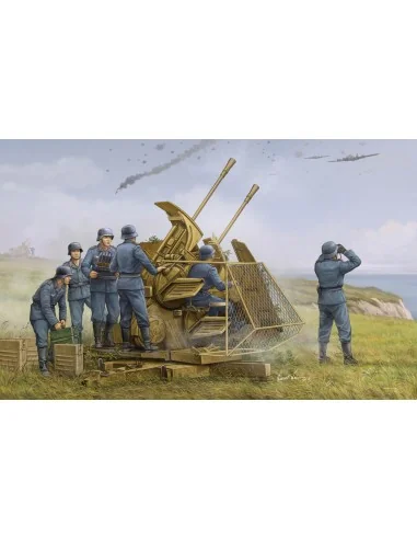German 37mm Flak 43 Zwilling, 1/35 - Trumpeter 02347
