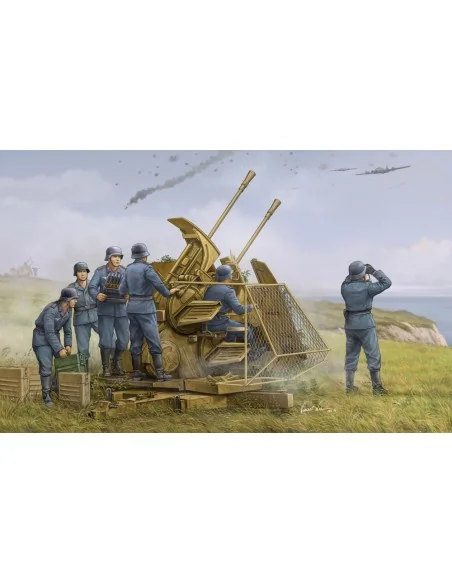 German 37mm Flak 43 Zwilling, 1/35 - Trumpeter 02347