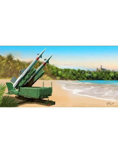 Soviet 5P71 Launcher with 5V27 Missile Pechora (SA-3B Goa) Rounds L...