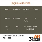 ANA 613 Olive Drab - AK Interactive AK11863