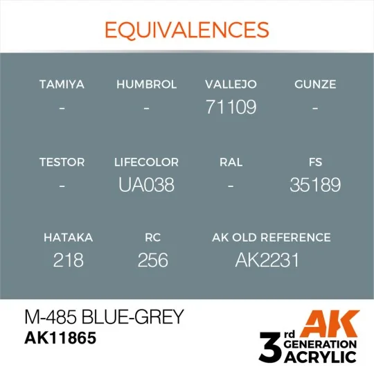 M-485 Blue-Grey - AK Interactive AK11865