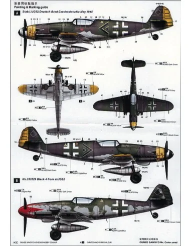Messerschmitt Bf109 K-4, 1/24 - Trumpeter 02418