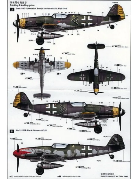 Messerschmitt Bf109 K-4, 1/24 - Trumpeter 02418