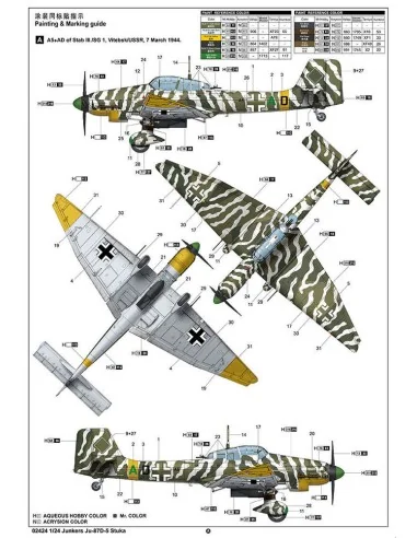 Junkers Ju-87D-5 Stuka, 1/24 - Trumpeter 02424