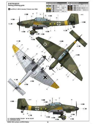 Junkers Ju-87D-5 Stuka, 1/24 - Trumpeter 02424