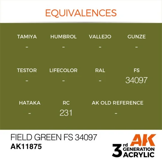 Field Green FS 34097 - AK Interactive AK11875