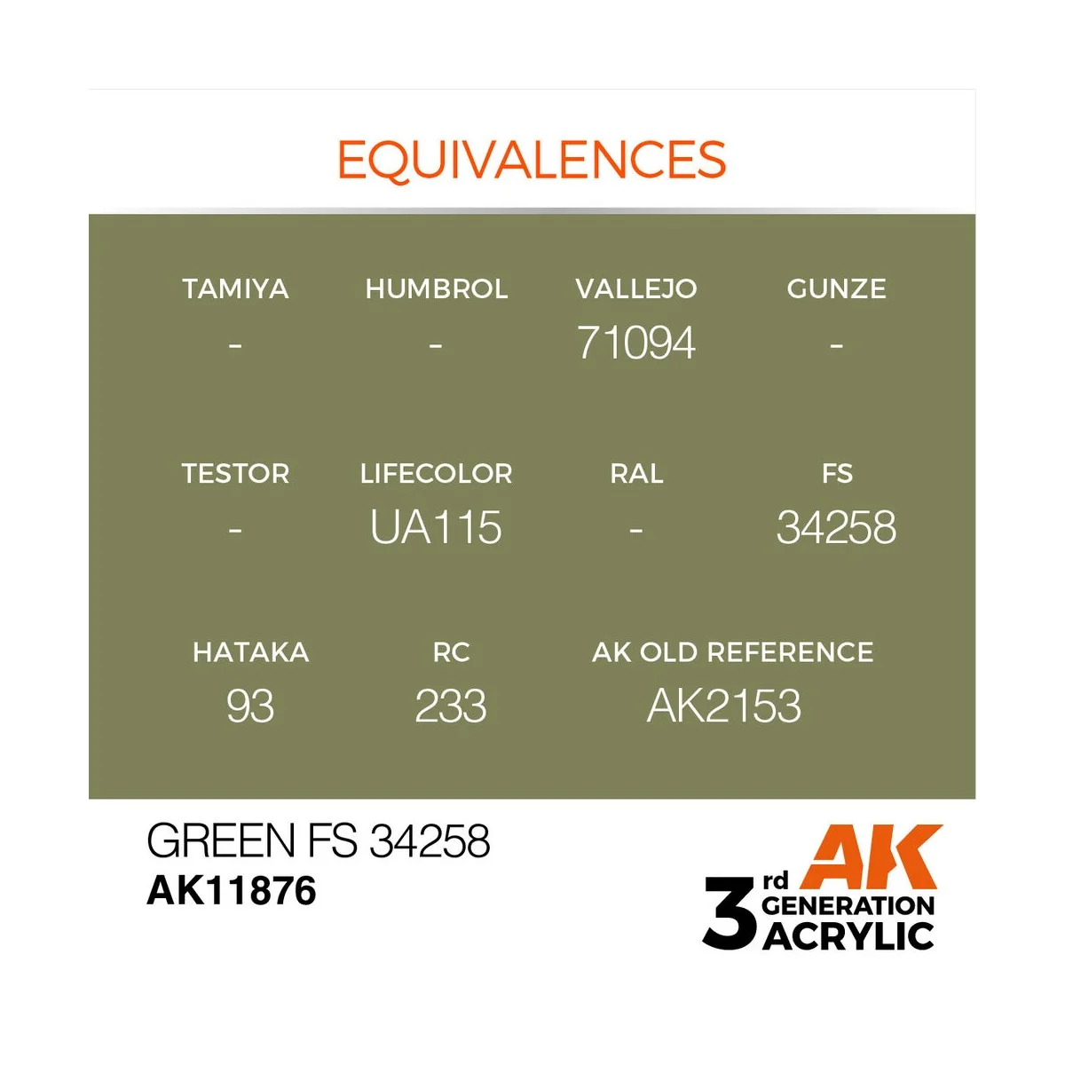 Green FS 34258 - AK Interactive AK11876