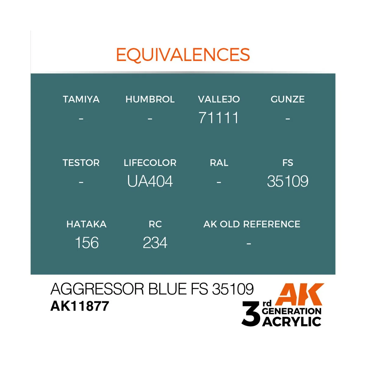 Aggressor Blue FS 35109 - AK Interactive AK11877