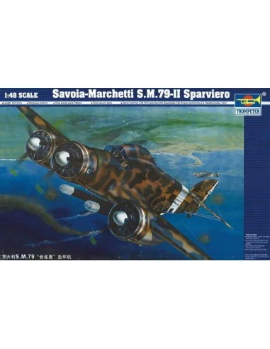 Savoia Marchetti SM-79 II Sparviero, 1/48 - Trumpeter 02817