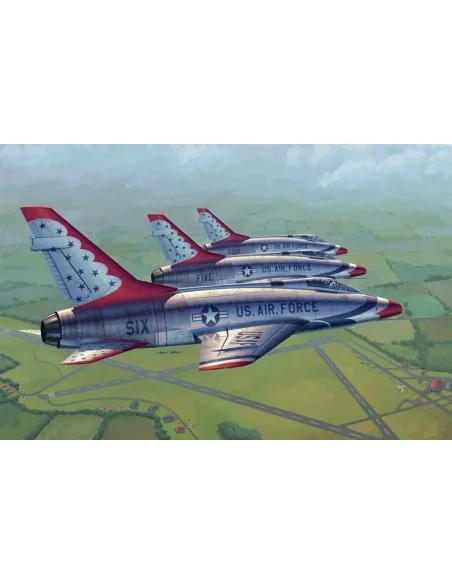 F-100D in Thunderbirds livery, 1/48 - Trumpeter 02822