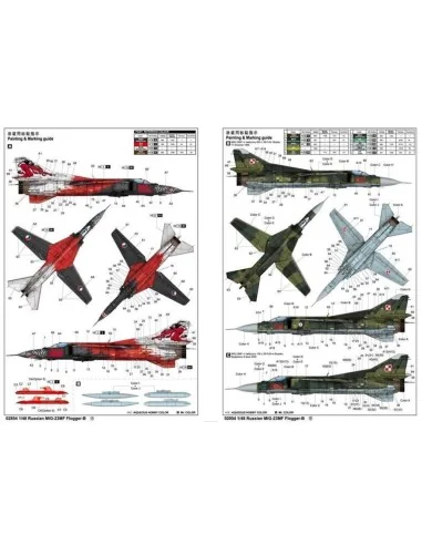 Russian MIG-23MF Flogger-B, 1/48 - Trumpeter 02854