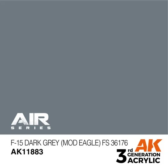 F-15 Dark Grey (Mod Eagle) FS 36176 - AK Interactive AK11883 F-15 Dark Grey (Mod Eagle) FS 36176 - AK Interactive AK11883