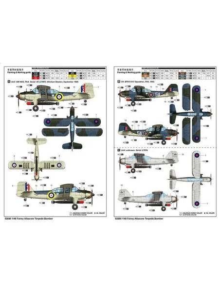 Fairey Albacore Torpedo Bomber, 1/48 - Trumpeter 02880