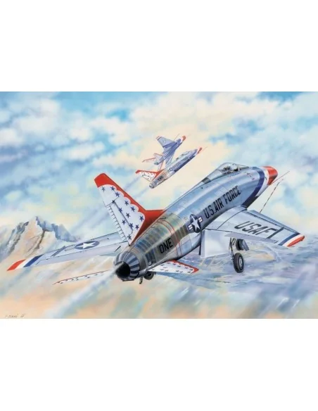F-100D in Thunderbirds livery, 1/32 - Trumpeter 03222