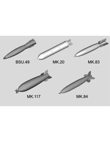 Smart Missiles (26 pcs.), 1/32 - Trumpeter 03307