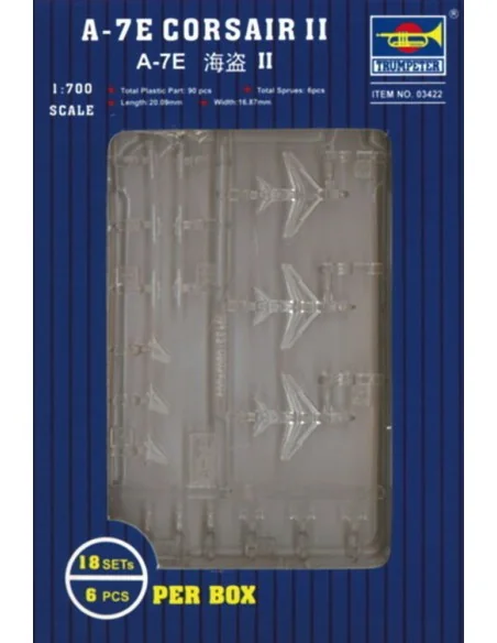[NO_DESC] A-7E Corsair II, 1/700 - Trumpeter 03422