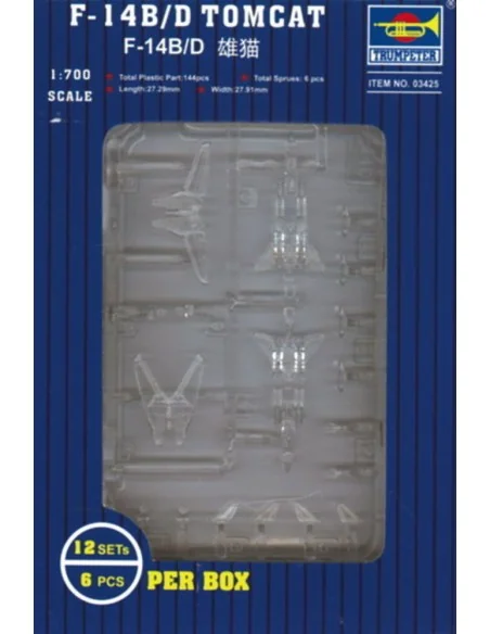 F-14B/D Tomcat, 1/700 - Trumpeter 03425