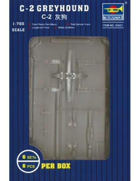 C-2 Greyhound 6 St., 1/700 - Trumpeter 03431