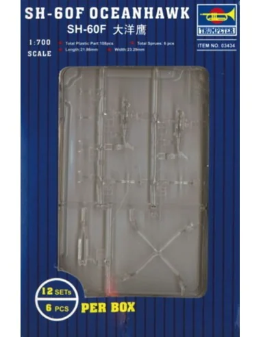 SH-60F Oceanhawk, 1/700 - Trumpeter 03434