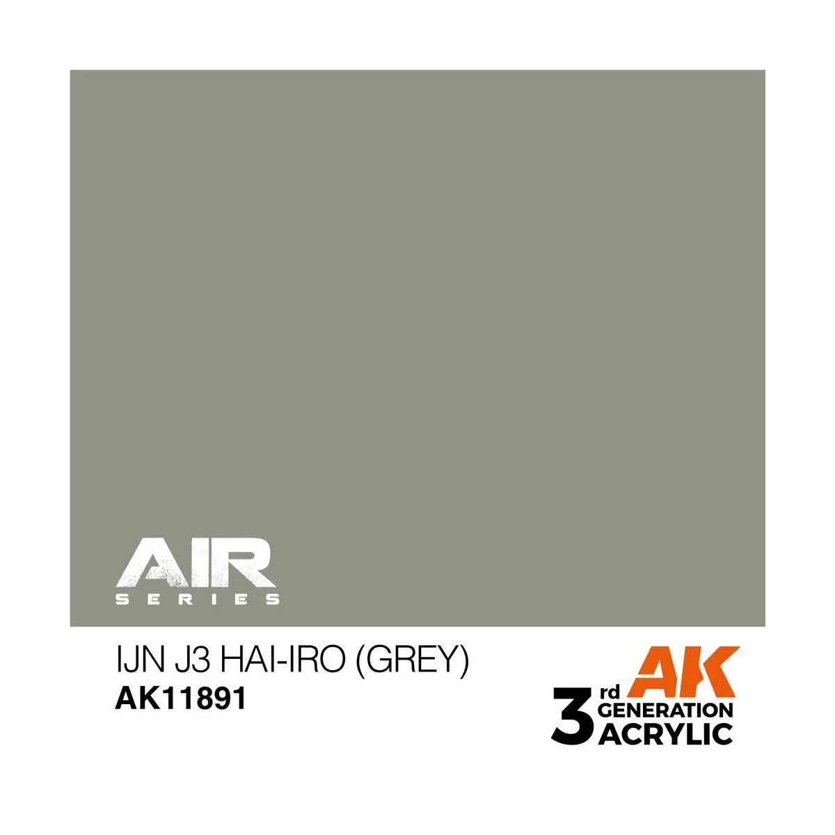 IJN J3 Hai-iro (Grey) - AK Interactive AK11891 IJN J3 Hai-iro (Grey) - AK Interactive AK11891
