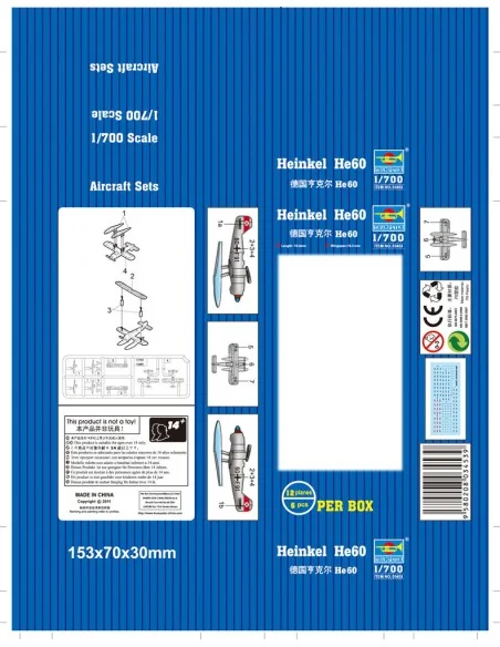 Heinkel He60, 1/700 - Trumpeter 03453