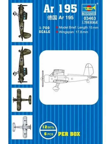Ar 195, 1/700 - Trumpeter 03463