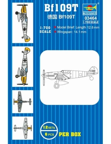 [NO_DESC] Bf109, 1/700 - Trumpeter 03464