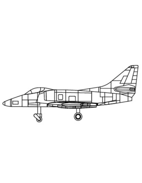 A-4C Sky Hawk, 1/700 - Trumpeter 03472