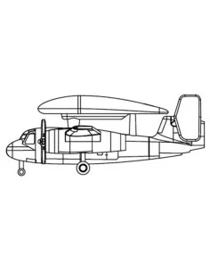[NO_DESC] E-1B Tracer, 1/700 - Trumpeter 03476