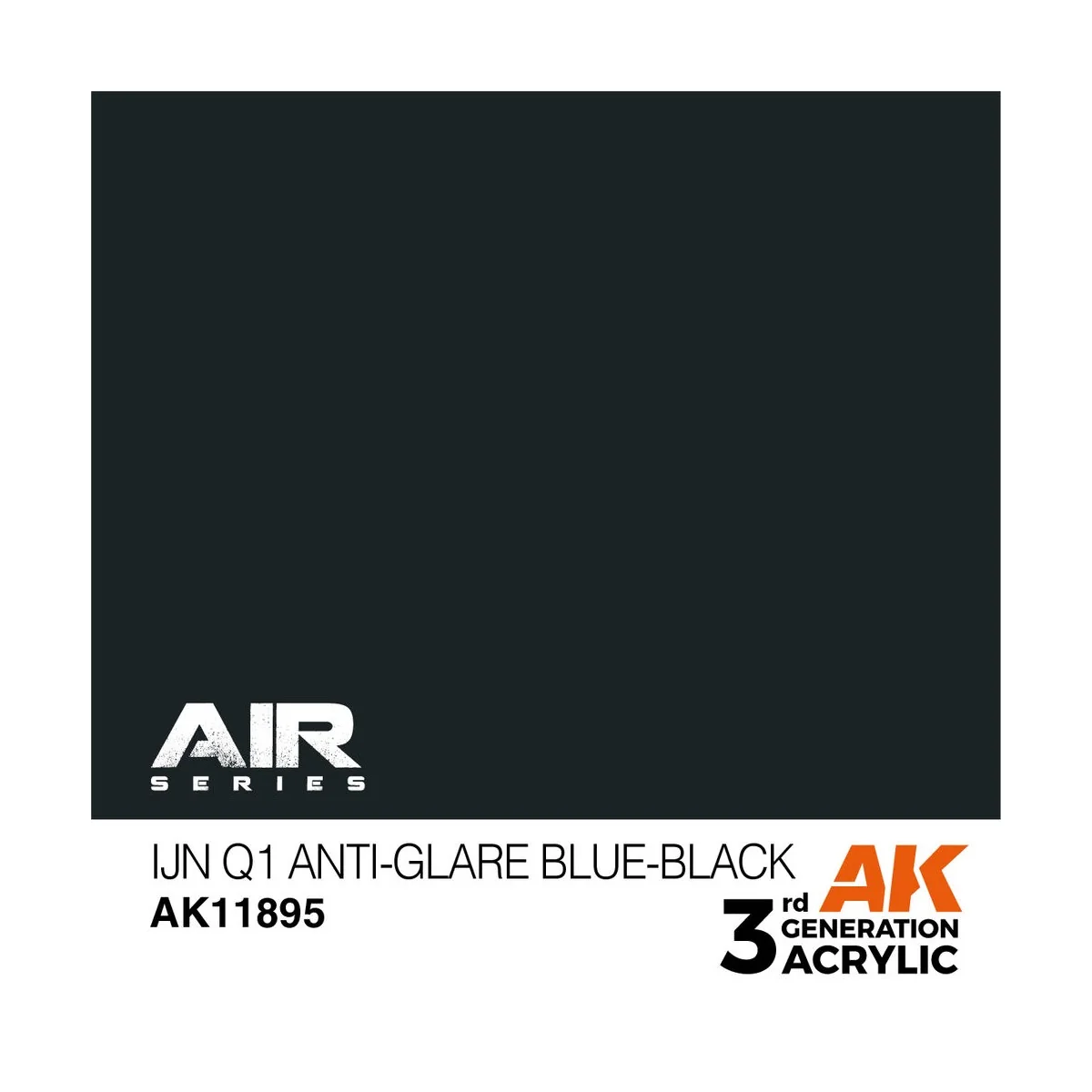 IJN Q1 Anti-Glare Blue-Black - AK Interactive AK11895 IJN Q1 Anti-Glare Blue-Black - AK Interactive AK11895