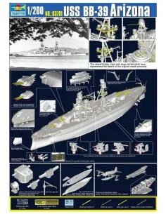 [NO_DESC] USS Arizona BB-39, 1/200 - Trumpeter 03701 2