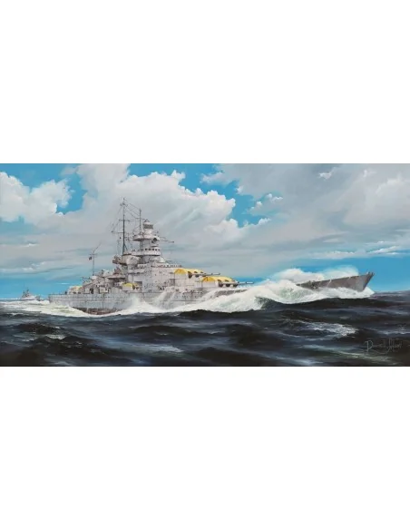 [NO_DESC] German Gneisenau Battleship, 1/200 - Trumpeter 03714