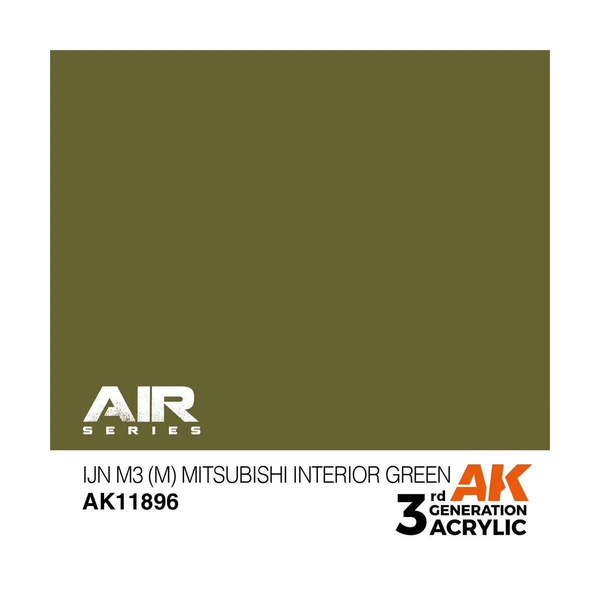 IJN M3 (M) Mitsubishi Interior Green - AK Interactive AK11896