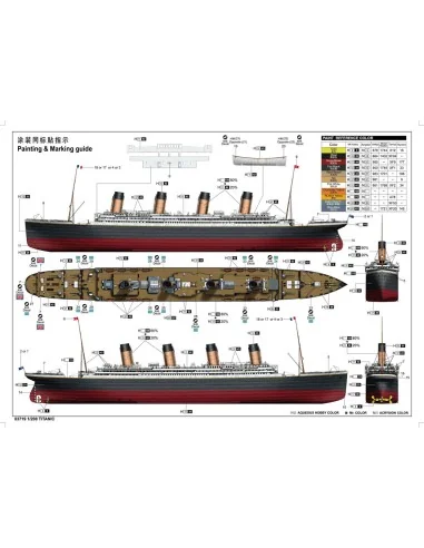 Titanic + LED Lights, 1/200 - Trumpeter 03719