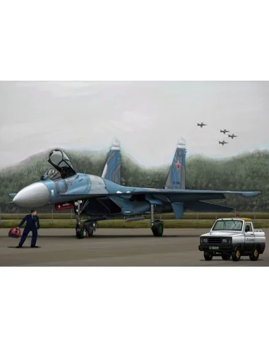 Russian SU-27 Flanker B, 1/144 - Trumpeter 03909