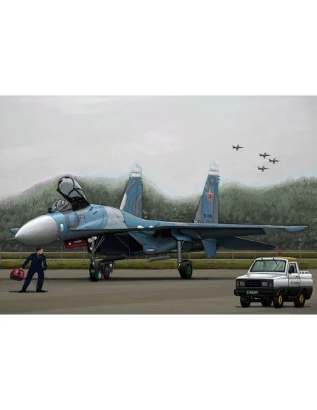 Russian SU-27 Flanker B, 1/144 - Trumpeter 03909