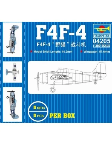 [NO_DESC] F4F, 1/200 - Trumpeter 04205