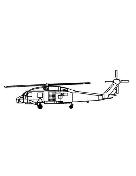 SH-60B Seahawk, 1/200 - Trumpeter 04212