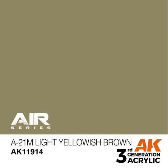 A-21m Light Yellowish Brown - AK Interactive AK11914 A-21m Light Yellowish Brown - AK Interactive AK11914