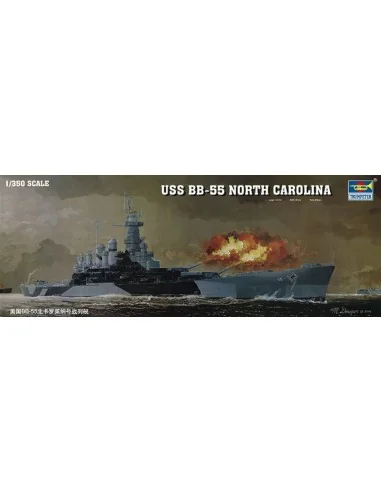 Schlachtschiff USS North Carolina BB-55, 1/350 - Trumpeter 05303