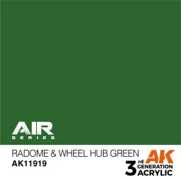 Radome & Wheel Hub Green - AK Interactive AK11919