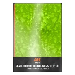 PUNCHING LEAVES SHEETS SET (4 units of A4-size sheets) - AK Interac...