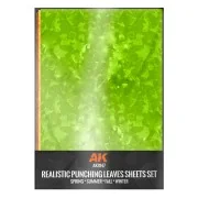PUNCHING LEAVES SHEETS SET (4 units of A4-size sheets) - AK Interac...