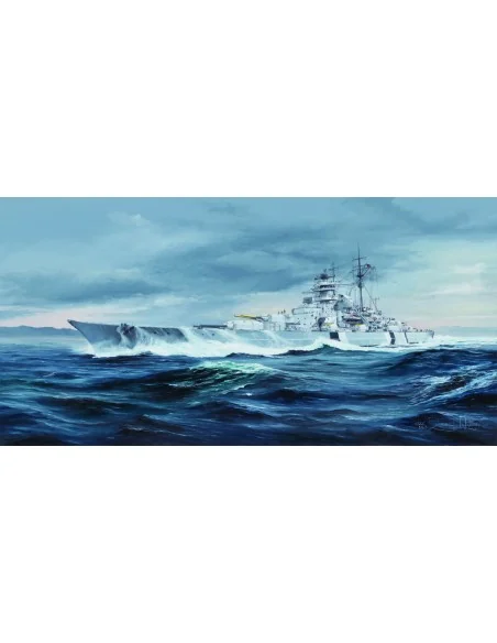 [NO_DESC] German Bismarck Battleship, 1/350 - Trumpeter 05358