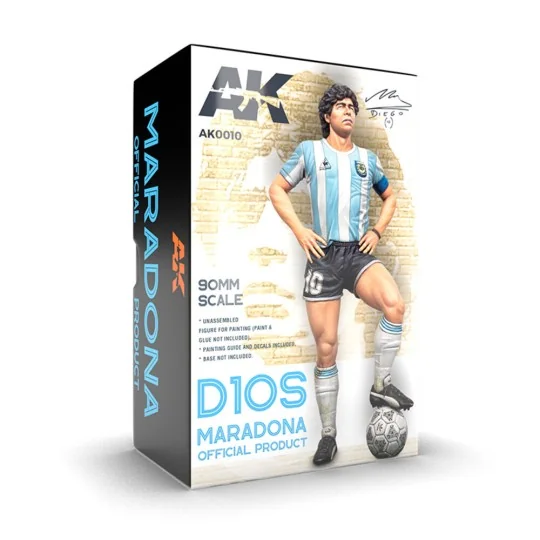 MARADONA RESIN FIGURE. 90 MM SCALE - AK Interactive AK0010
