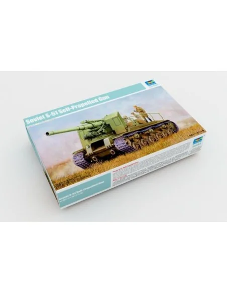 Soviet S-51 Self-Propelled Gun, 1/35 - Trumpeter 05583