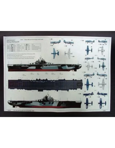 Flugzeugträger USS CV-13 Franklin, 1/350 - Trumpeter 05604