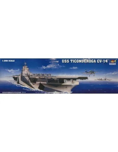 Flugzeugträger USS Ticonderoga CV-14, 1/350 - Trumpeter 05609