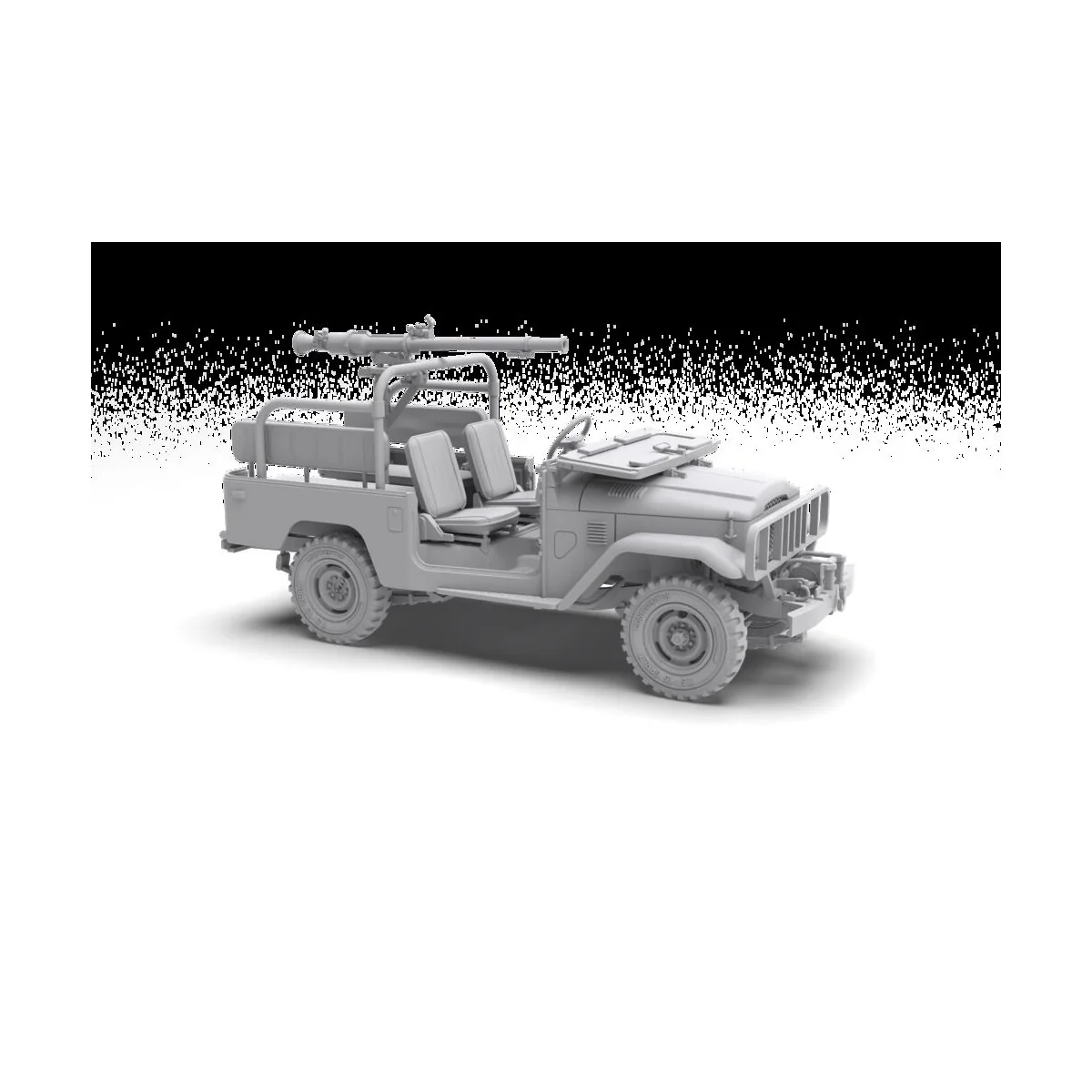 FJ43 Pickup with SPG-9. RECOILLESS GUN, 1/35 - AK Interactive AK35003
